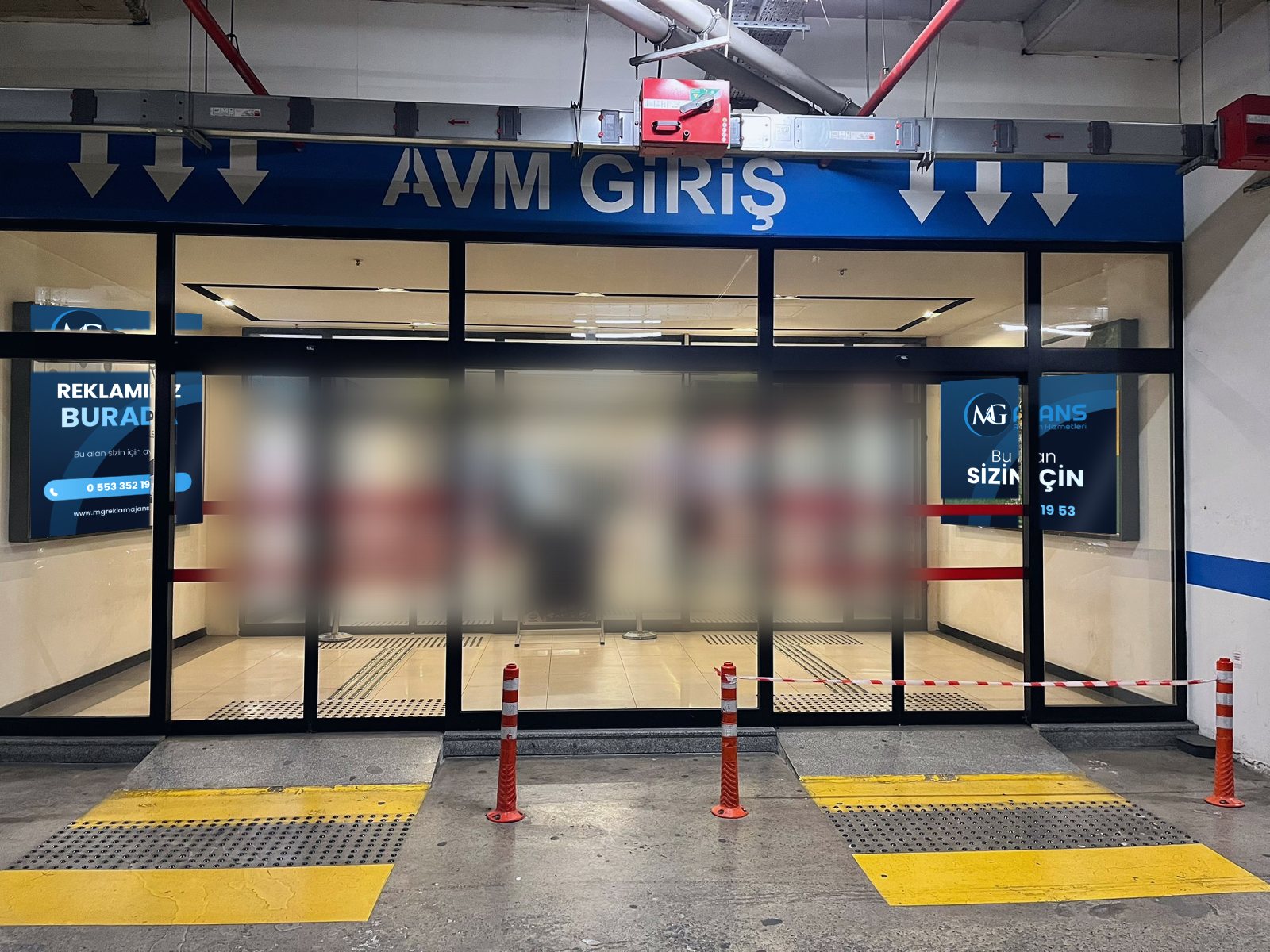 Otopark – AVM Yaya Girişi Panoları
